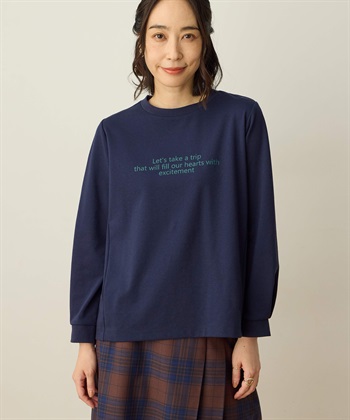 ロゴプルオーバー(ネイビー-M)