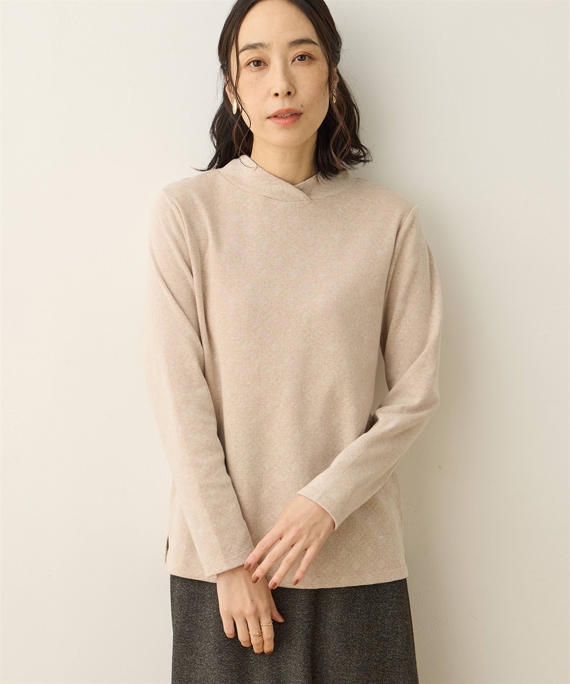 DECOY ショールカラープルオーバー_variation_1