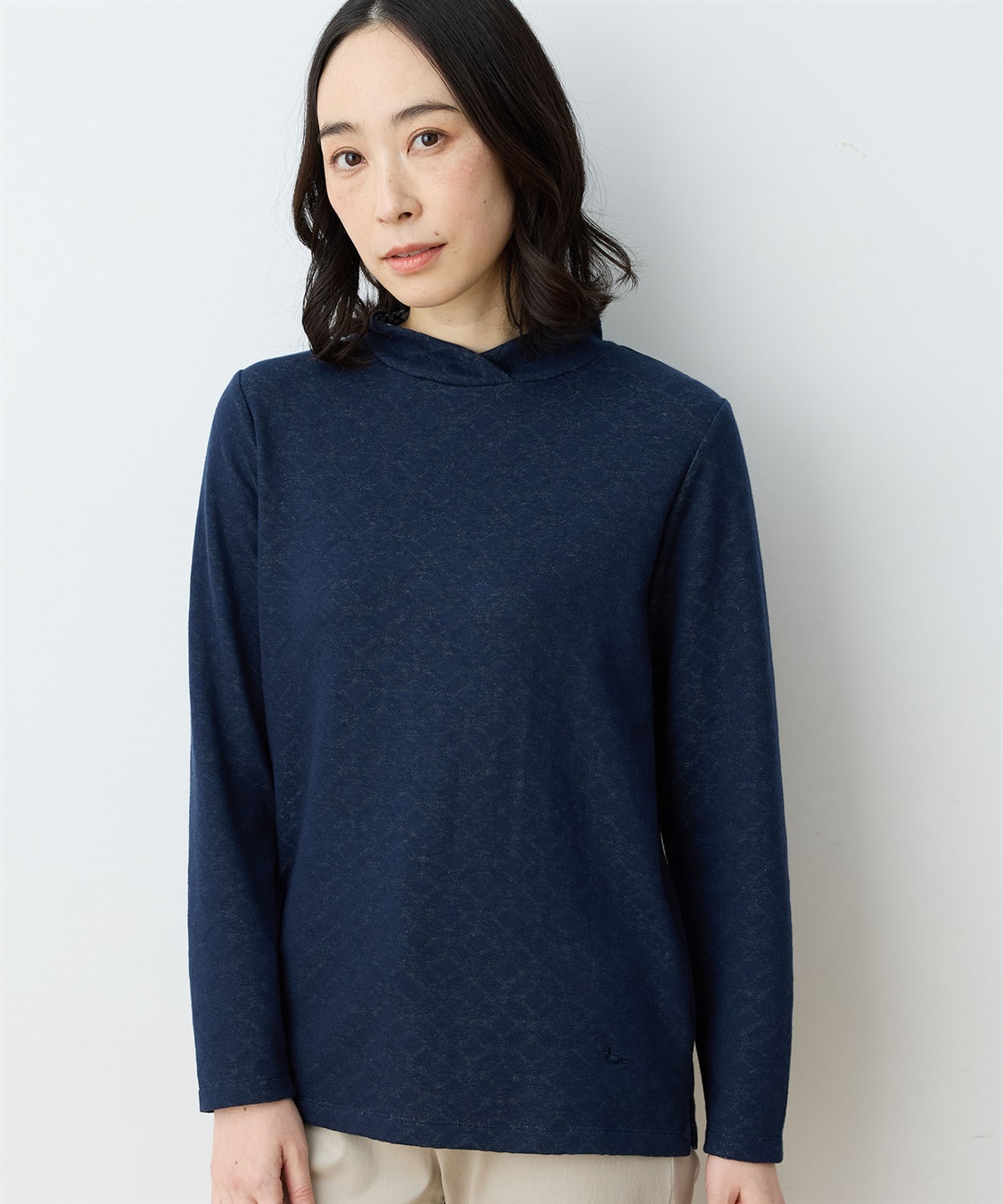 DECOY ショールカラープルオーバー_variation_2