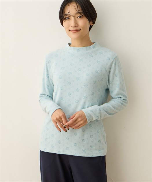 シアバターハイネックプルオーバー