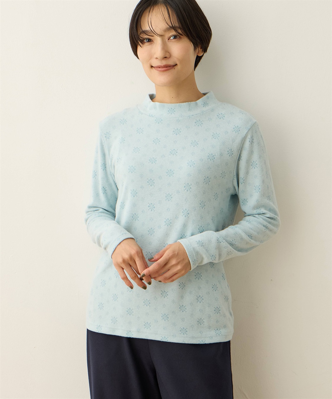 DECOY シアバターハイネックプルオーバー_main