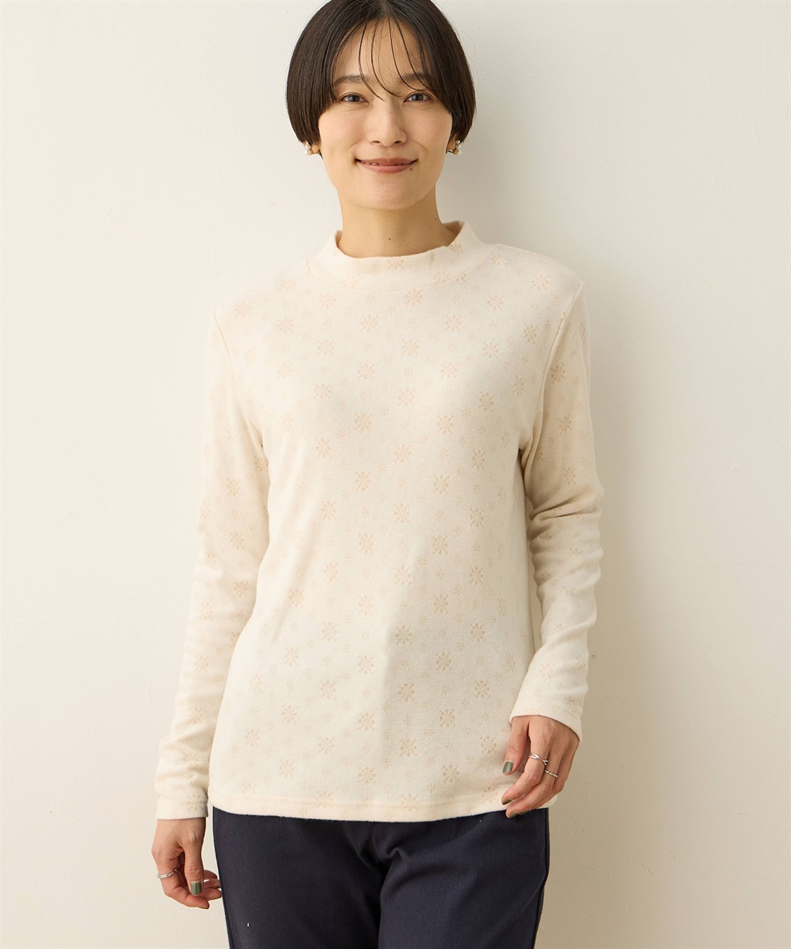 DECOY シアバターハイネックプルオーバー_variation_1