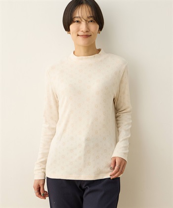 シアバターハイネックプルオーバー(アイボリー-M)