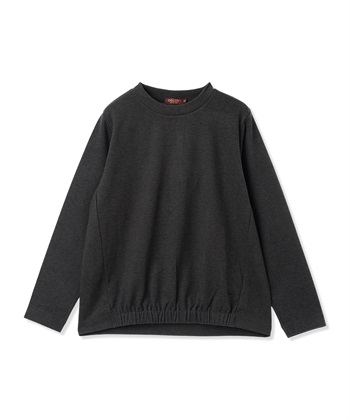 ギャザープルオーバー(ブラック-M)