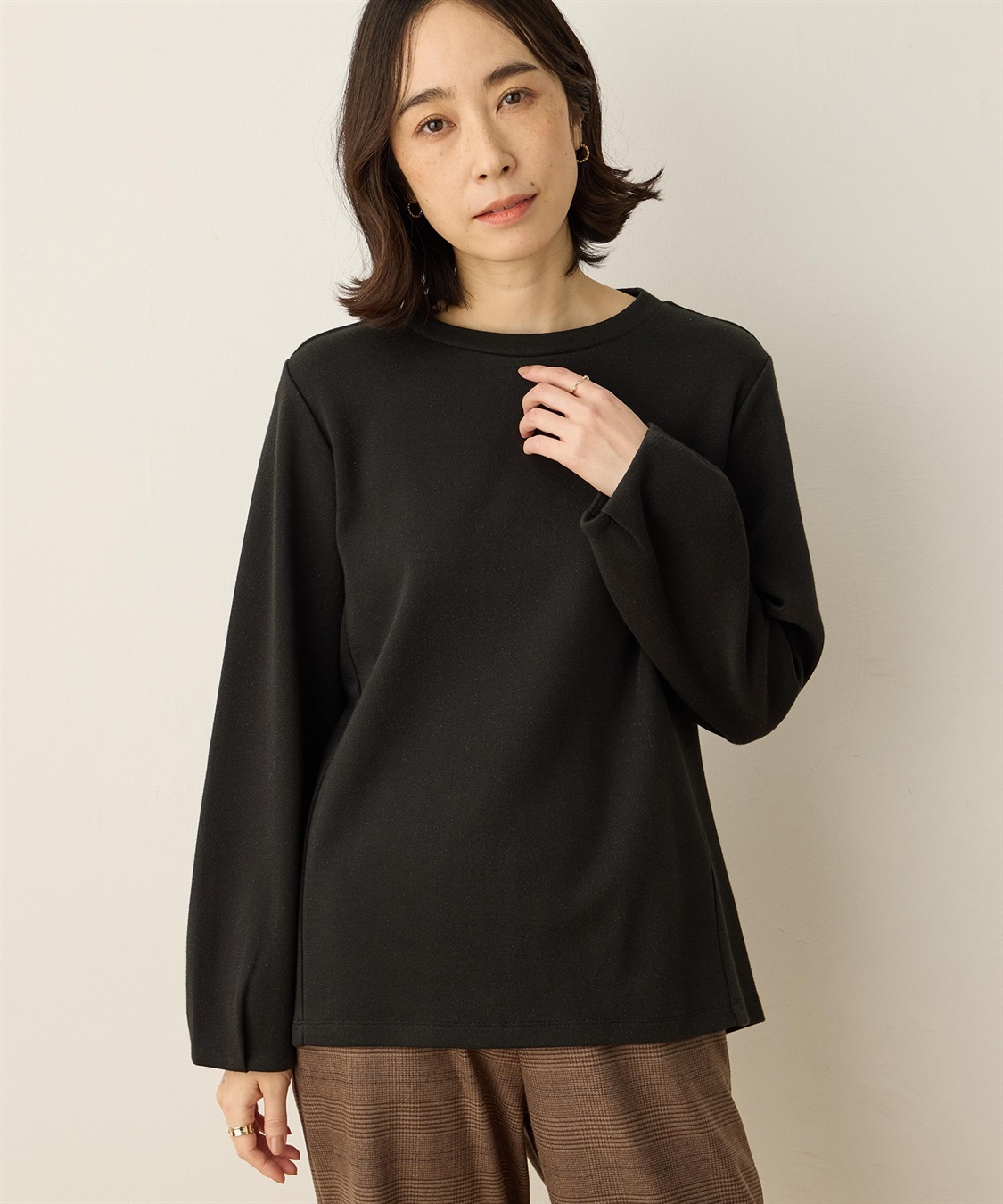 DECOY ラメ起毛プルオーバー_variation_2