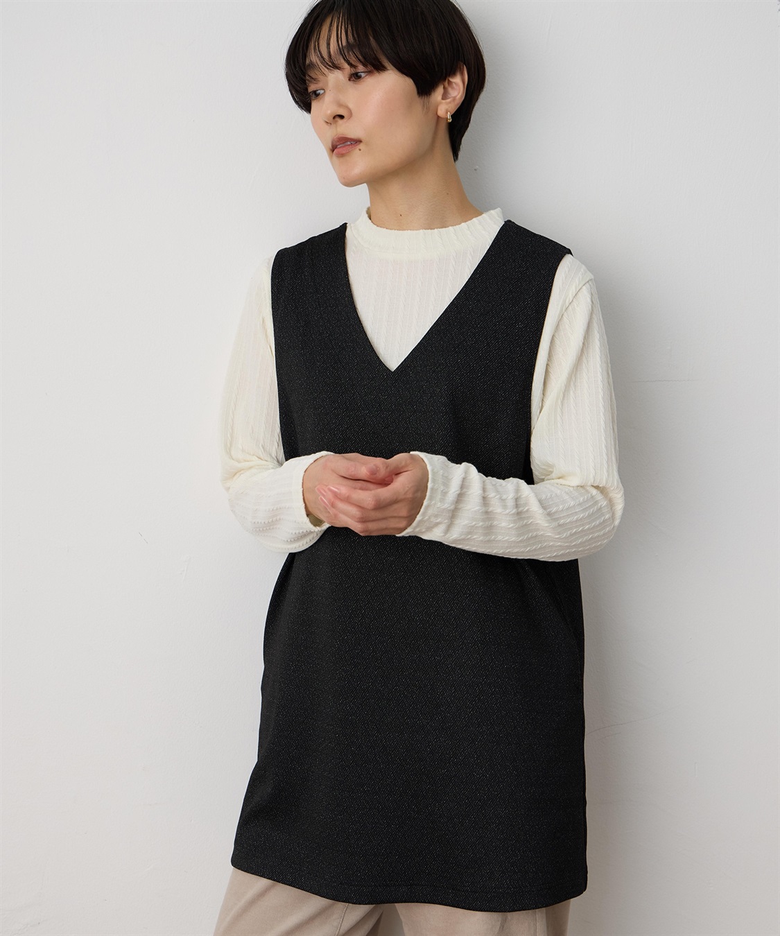 DECOY ジャンスカアンサンブル【アンサンブル(2枚セット)】_main