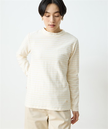 ジャガードプルオーバー(イエロー-M)