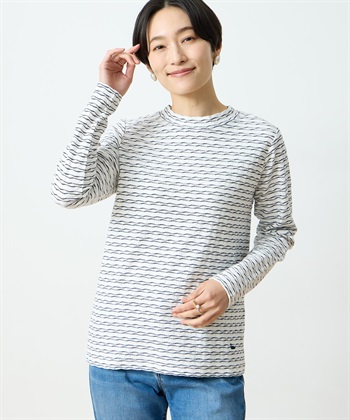 ジャガードプルオーバー(ネイビー-M)