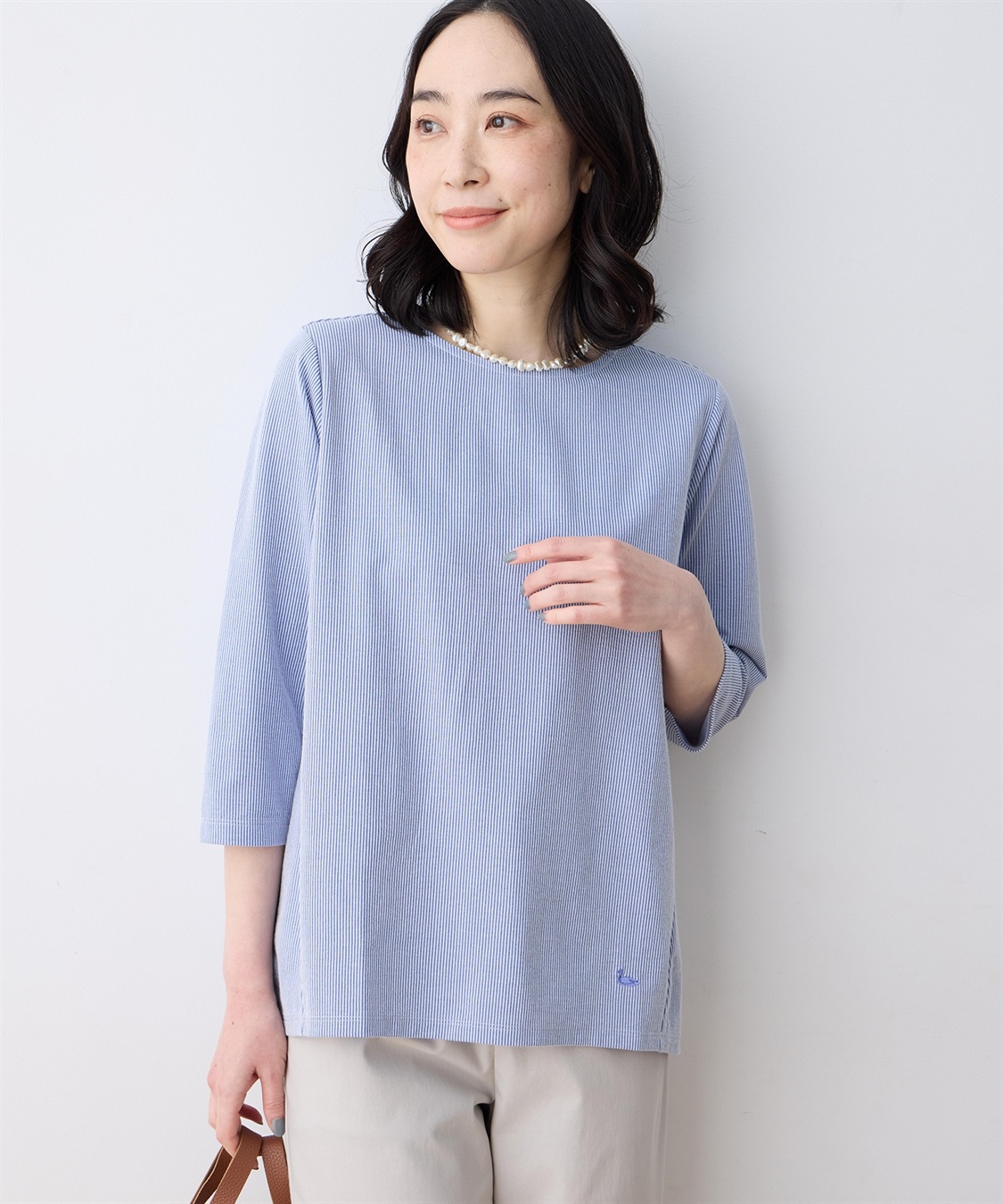 DECOY ストライプジャガードプルオーバー_variation_2