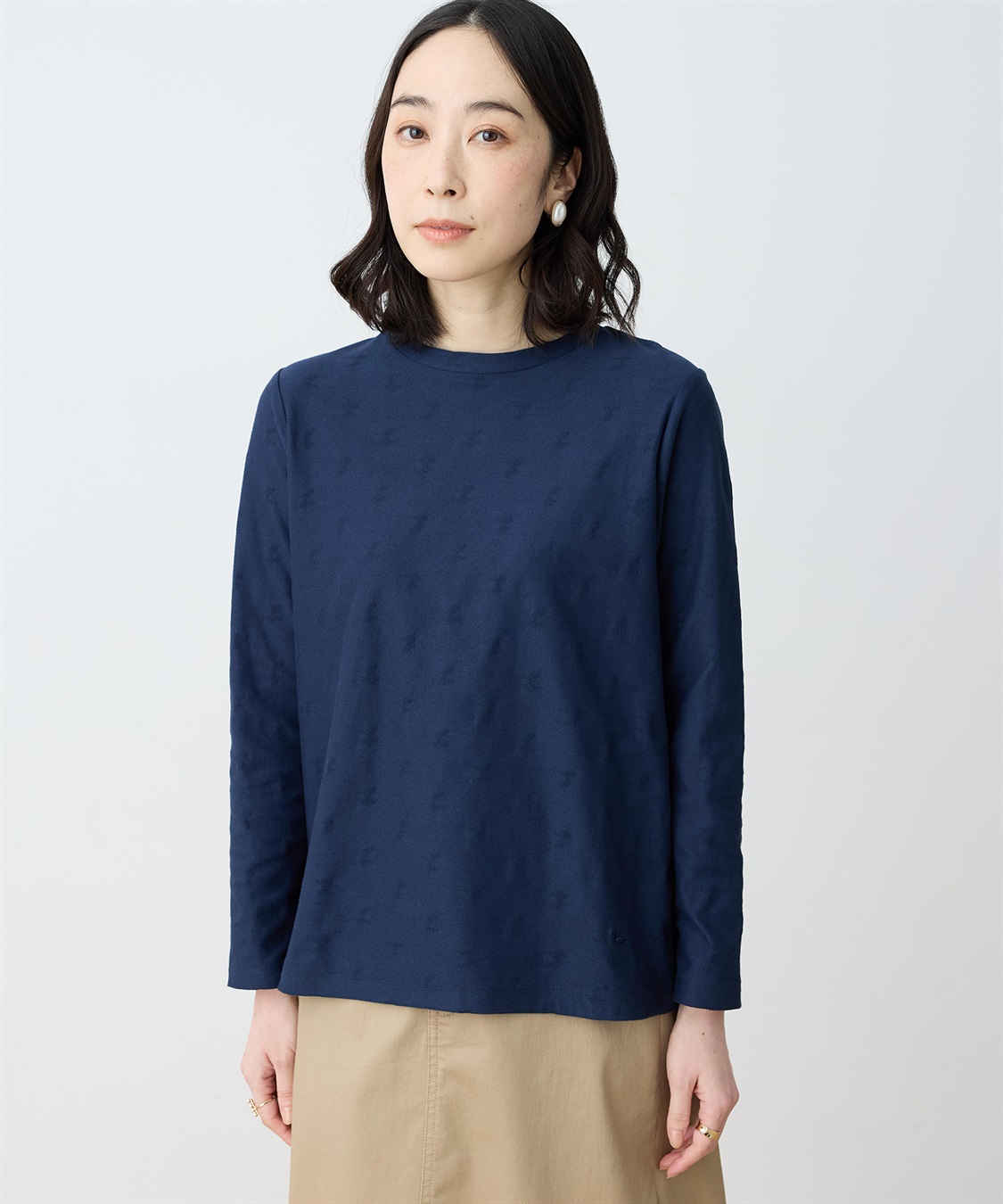 DECOY 【chiyoさんコラボ】ロンドンマーチコイくんジャガードTシャツ【オーガニックコットンブレンド】_variation_3