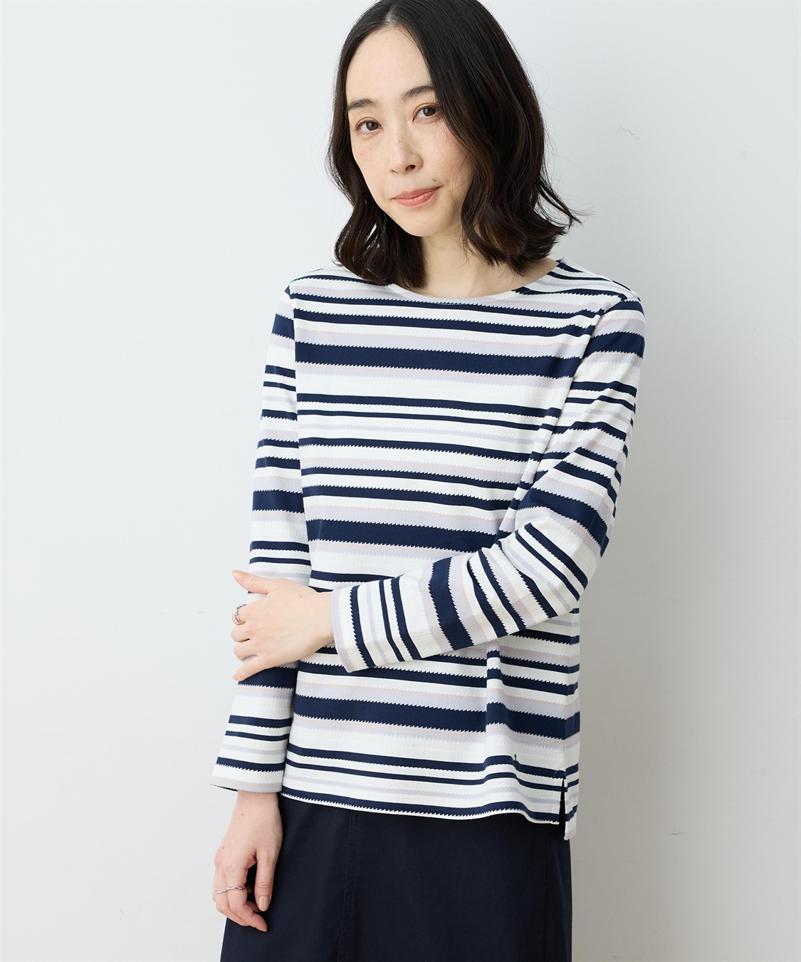 DECOY リップルボーダープルオーバー_main