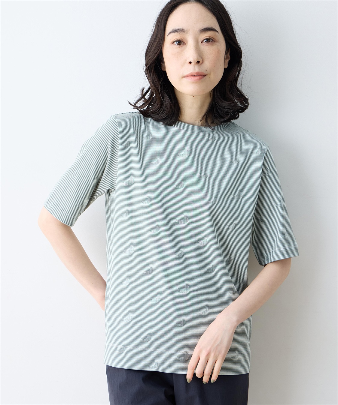 DECOY ミジンボーダーT【オーガニックコットン】_main