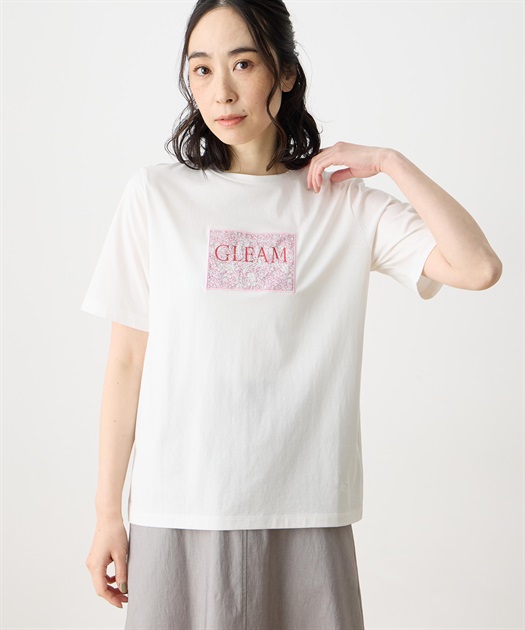 【Liberty】リバティプリント半袖Tシャツ【UVカット・接触冷感・オーガニックコットンブレンド】