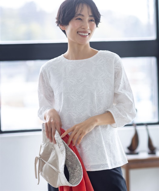 ひやさらドッキングプルオーバー【冷感】【UVカット】