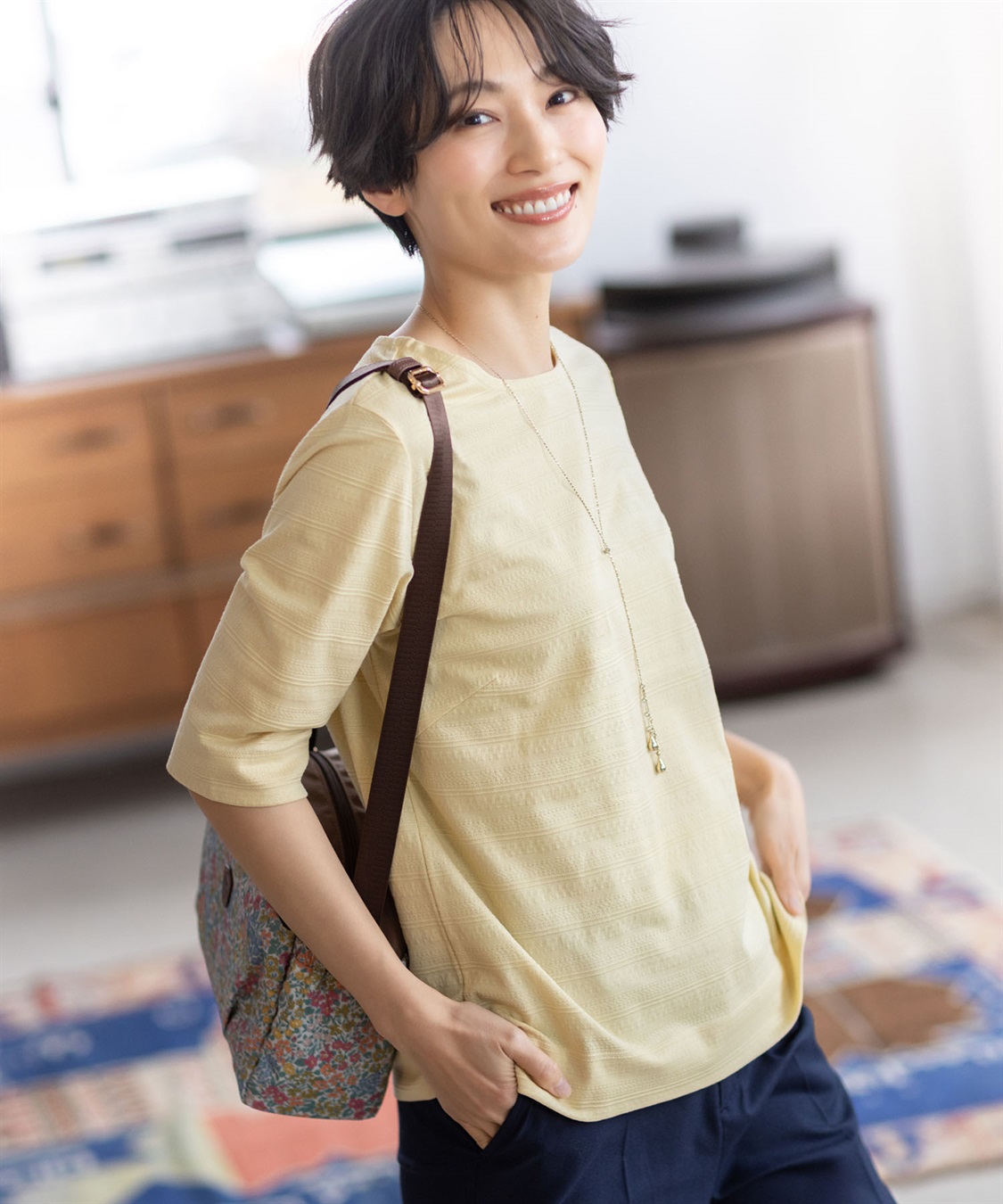 DECOY ひやさらジャカード Tシャツ【冷感】【UVカット】_main