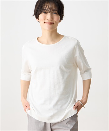 DECOY ひやさらジャカード Tシャツ【冷感】【UVカット】_variationthumb_1