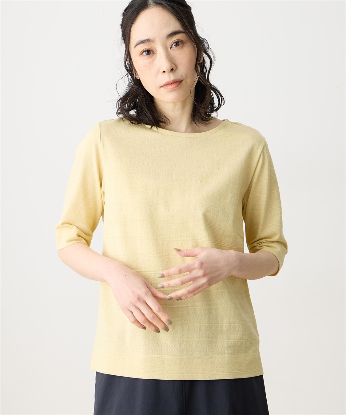 DECOY ひやさらジャカード Tシャツ【冷感】【UVカット】_variation_2