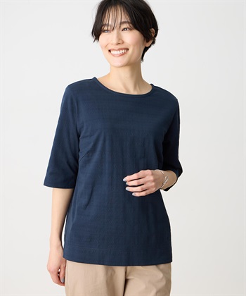 DECOY ひやさらジャカード Tシャツ【冷感】【UVカット】_variationthumb_3