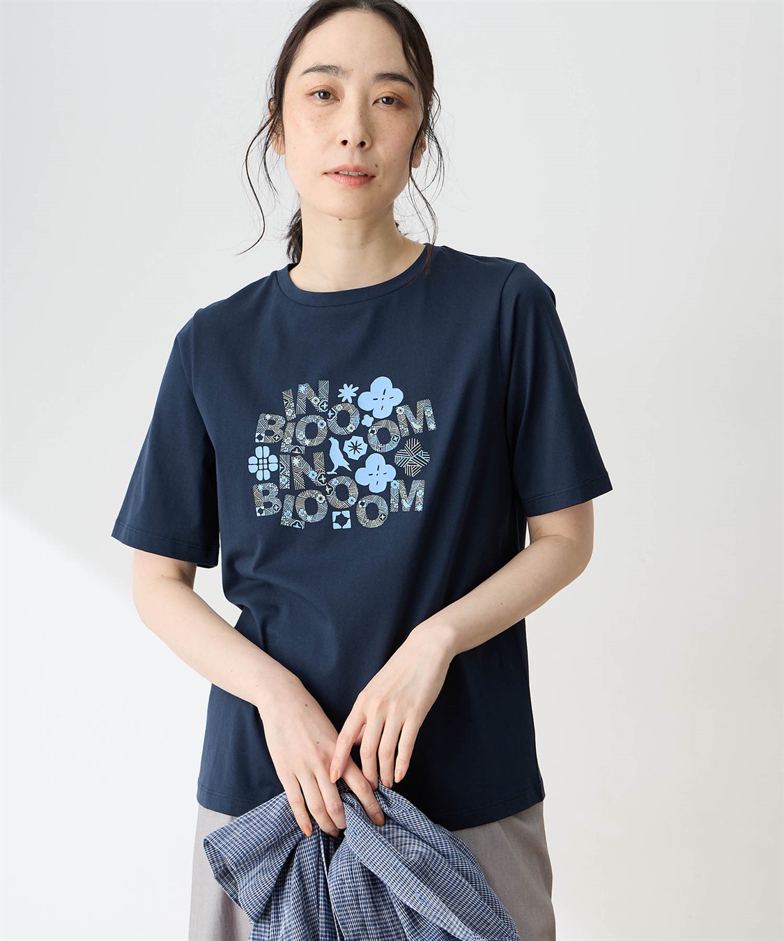 DECOY 【in Bloomコラボ】ひやさらプリントTシャツ【冷感】【UVカット】【ひやさら・UVカット・オーガニックコットン】_variation_3