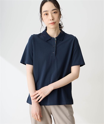 DECOY 【in Bloomコラボ】ひやさらポロシャツ【冷感】【UVカット】【ひやさら・UVカット・オーガニックコットン】_variationthumb_3