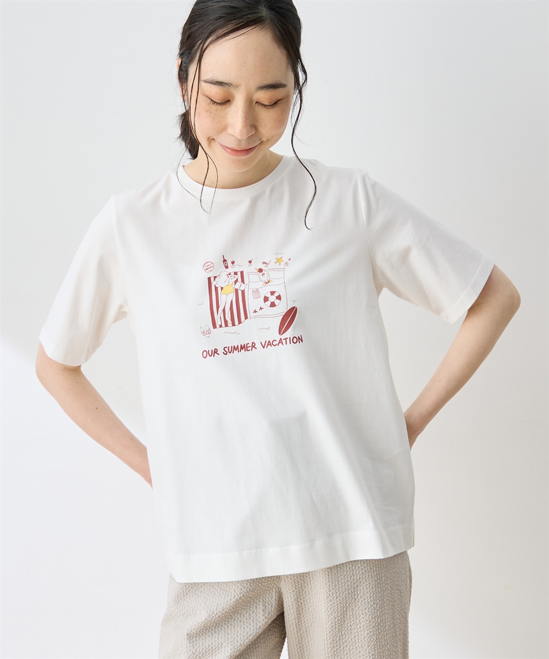 DECOY ひやさらプレミアムプリント Tシャツ_variation_1