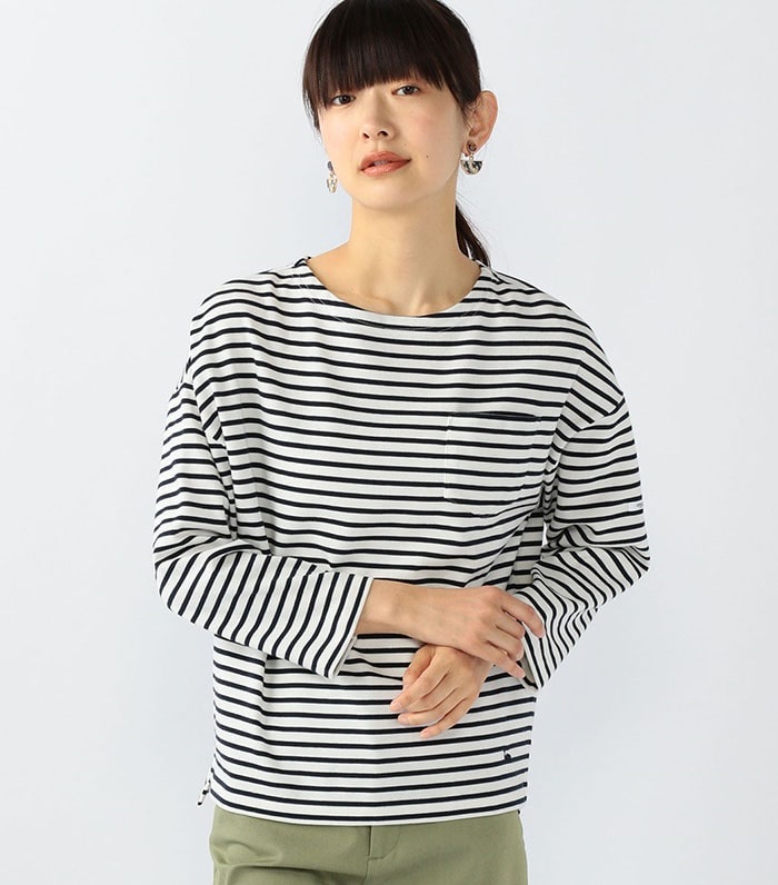 DECOY オーガニックコットンボーダープルオーバー_variation_2