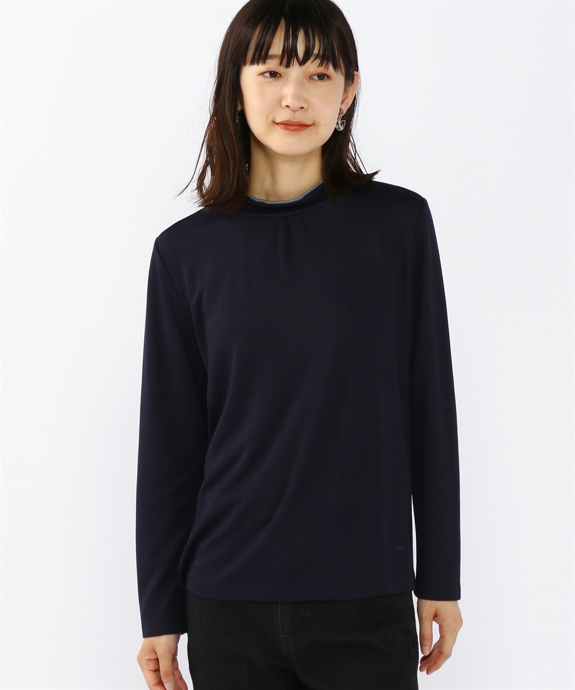 DECOY モダールポンチ襟はみだしハイネック_variation_2