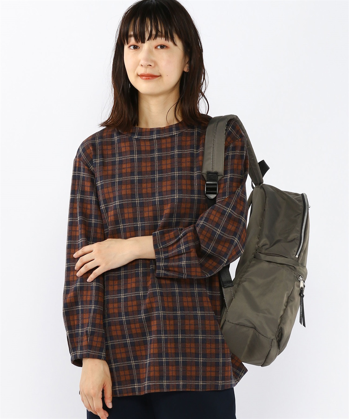 ジャガードチェックジャンパースカート DECOY｜クロスプラス公式通販サイト