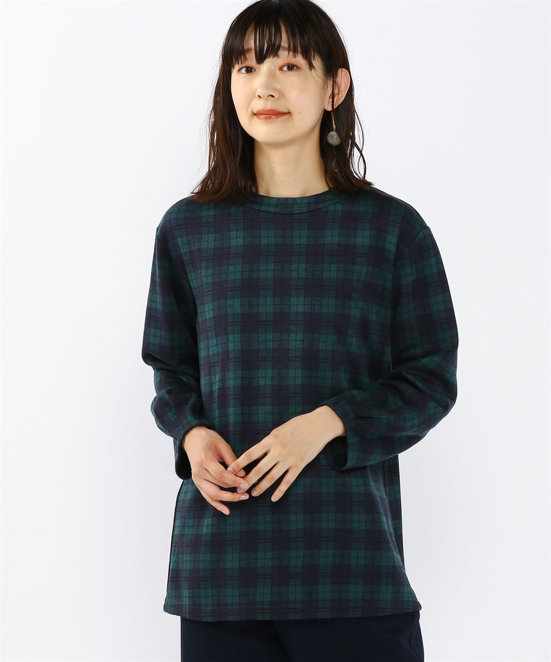 ジャガードチェックジャンパースカート DECOY｜クロスプラス公式通販サイト