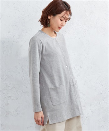 DECOY Wフェイスクルーネックカーディガン_variationthumb_1