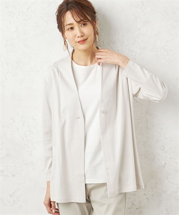 DECOY コットンレーヨンカットソーカーディガン_variationthumb_2