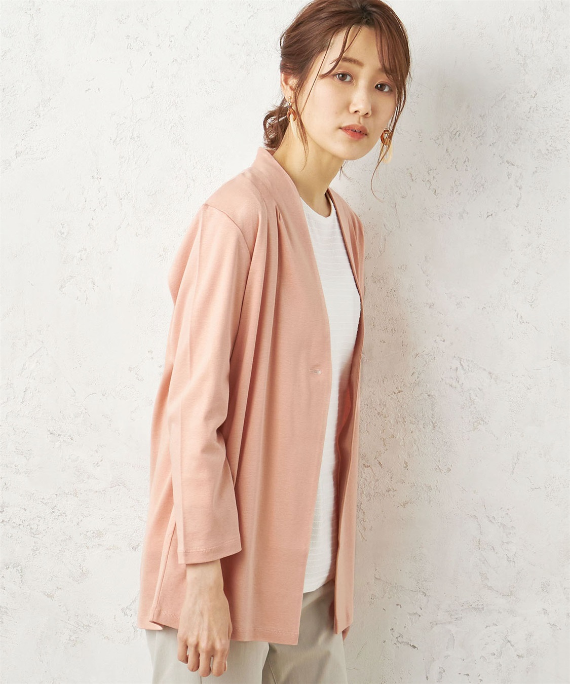 DECOY コットンレーヨンカットソーカーディガン_variation_3