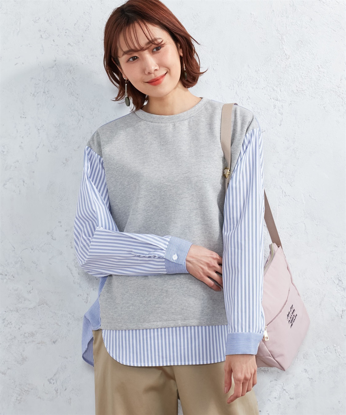 DECOY ストライプドッキングプルオーバー_variation_1