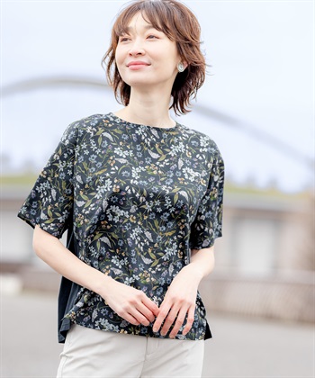 DECOY 【オーガニックコットン】リバティプリントプルオーバー_variationthumb_2