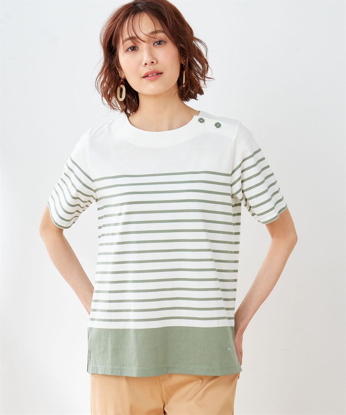 DECOY 【オーガニックコットン】リバティプリントプルオーバー_main