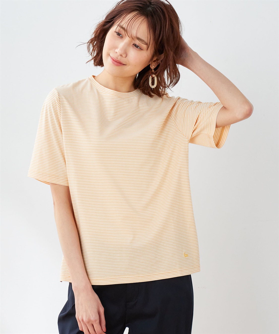 DECOY 【オーガニックコットン】ボーダープルオーバー_main