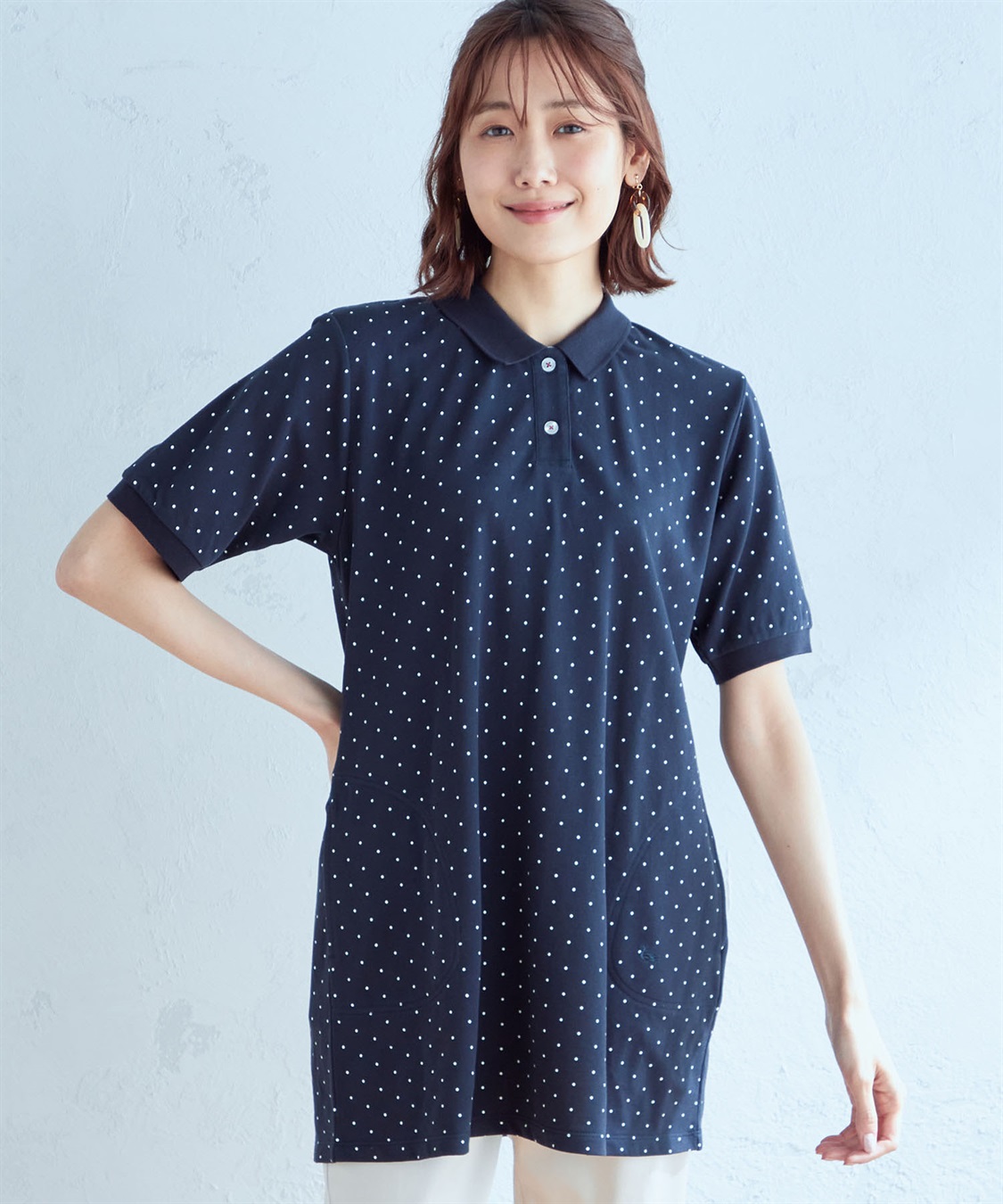 DECOY 【接触冷感・UVカット】ポロチュニック_variation_2