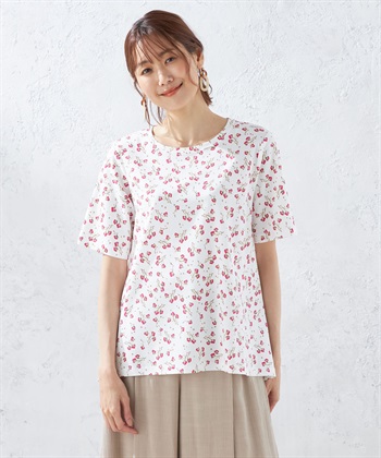 DECOY 【接触冷感】コラボフラワープリントチュニック_variationthumb_1