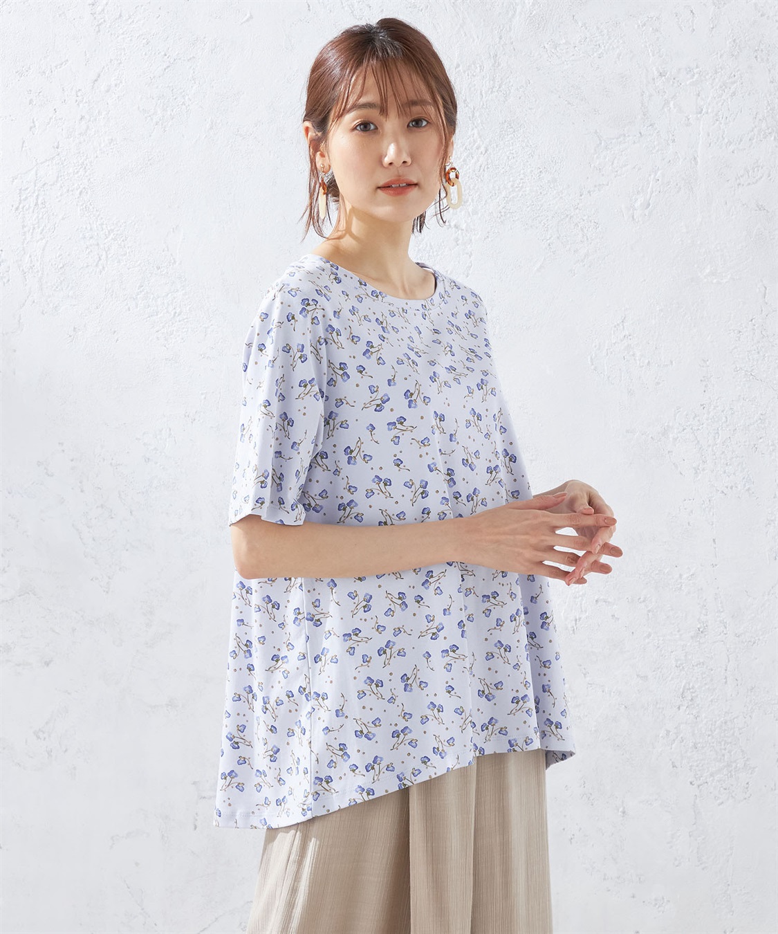 DECOY 【接触冷感】コラボフラワープリントチュニック_variation_3