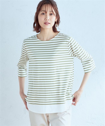 DECOY レイヤード風ボーダープルオーバー_variationthumb_2