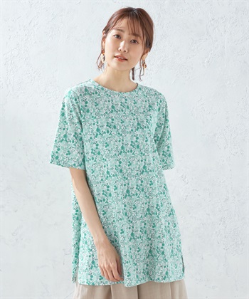 DECOY 【接触冷感】フラワープリントチュニック_variationthumb_3