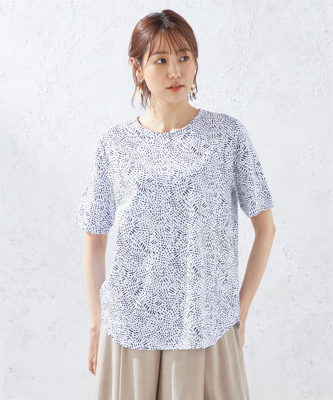 DECOY 【接触冷感】エスニックプリントプルオーバー_variation_1