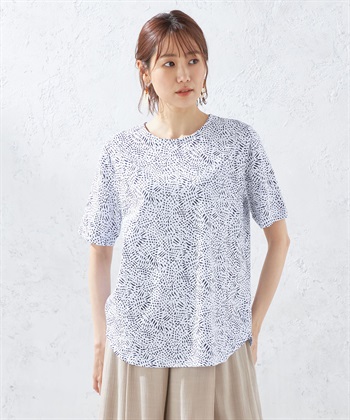 DECOY 【接触冷感】エスニックプリントプルオーバー_variationthumb_1