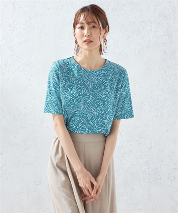 DECOY 【接触冷感】エスニックプリントプルオーバー_variationthumb_2