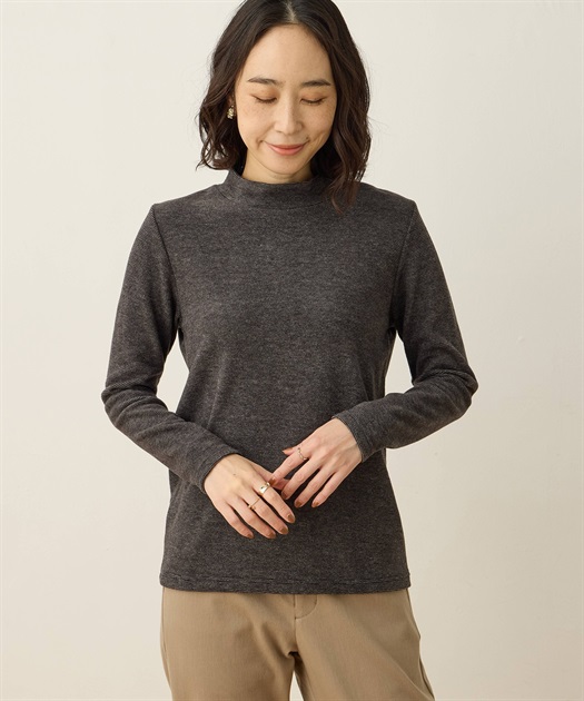 シアバター配合】ハイネックプルオーバー【吸湿発熱・日本製】 DECOY