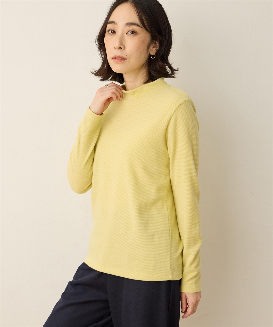 DECOY 【シアバター配合】ハイネックカットプルオーバー_variation_3