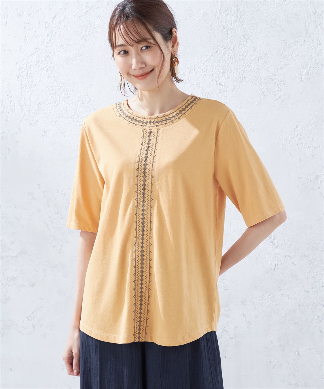 DECOY 【接触冷感】フロント刺しゅうプルオーバー_variation_1