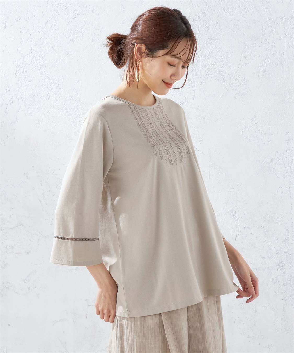 DECOY 配色刺しゅうチュニック_variation_1