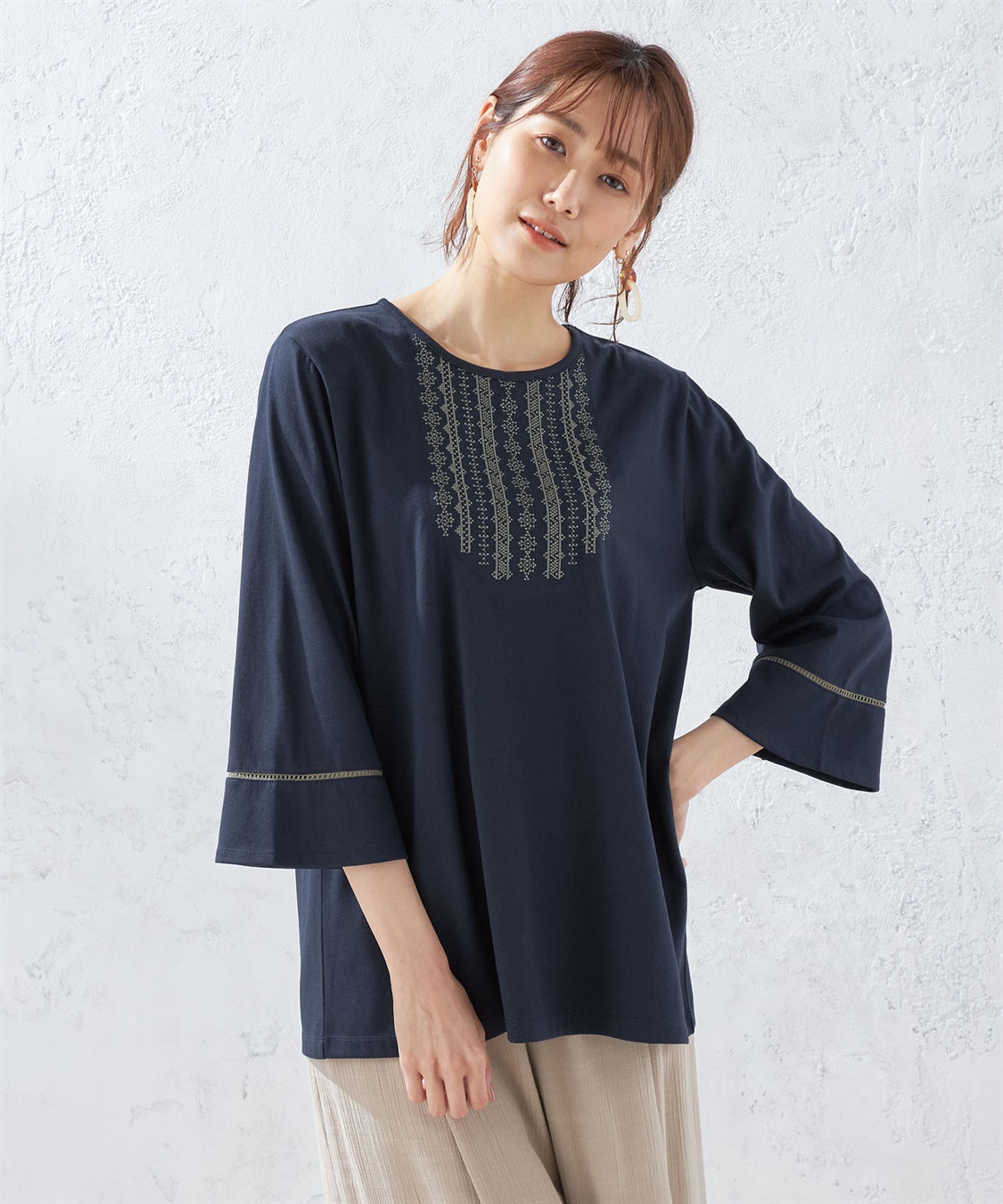 DECOY 配色刺しゅうチュニック_variation_2