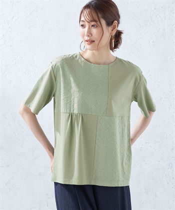 DECOY 刺しゅう切替プルオーバー_variationthumb_2